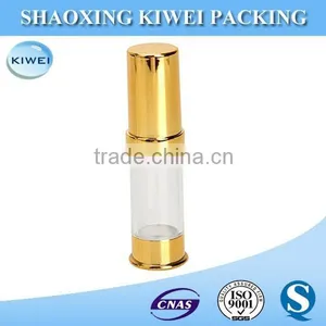 Cosmetic Vacuum Flask Pump Bottle Gold Cap for Perfume Essence Lotion thumbnail-1