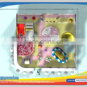 Cheer Amusement Children Indoor Candy Castle Amusement Park thumbnail-2