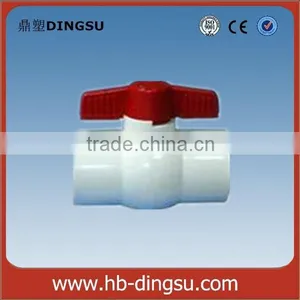 Factory Small Type Thread or Unthread PVC Ball Valve for India thumbnail-4
