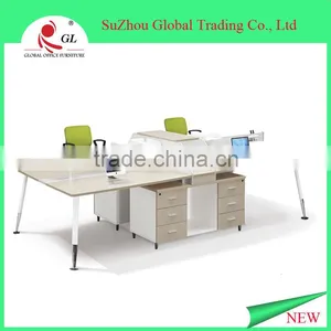 Simple Office Workstation for 2 Person Office Furniture thumbnail-6