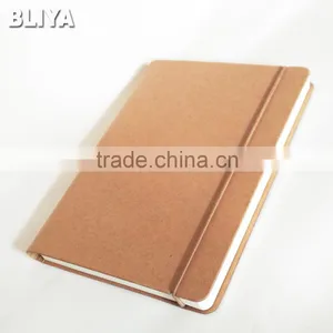 Recycle Paper, Cutomized Logo Hardcover Notebook With Elastic Pen Holder thumbnail-1
