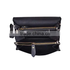 New Products Black Ladies Imported Leather Leather Elegance Wallets With CE Certificate thumbnail-4