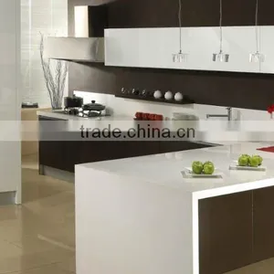Lacquer Kitchen Cabinets With Breakfast Bar and Pantry High End Quality in the Market thumbnail-1