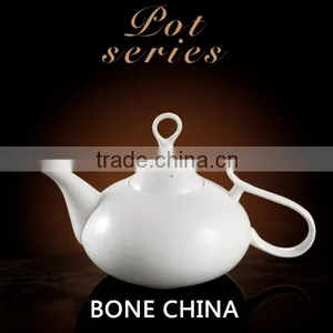 650ml Bone Chine Tea Pot Personalized Ceramic Coffee Pot With Lid thumbnail-1
