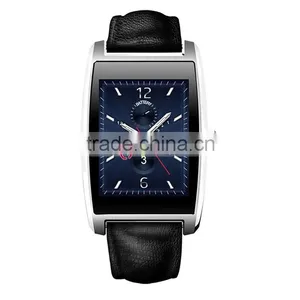 Curved Screen Bluetooth 4.0 Smart Heart Rate Monitor Watch For Android & IOS Silver thumbnail-1