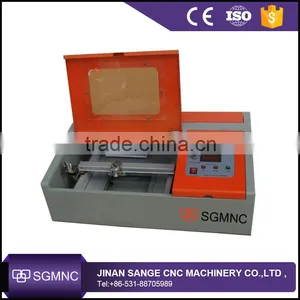 40w Mini Desktop Co2 Laser Cutter , Portable Metal Laser Marking Machine thumbnail-3