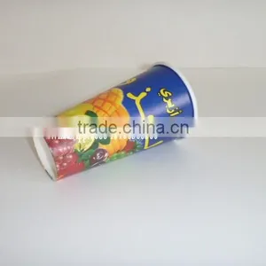 340ml Wholesale Print Customized Logo Ice Cream,Chocolate Cup With Lid,Spoon,Stick thumbnail-4