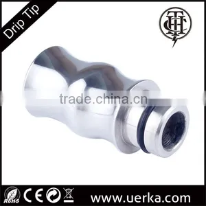 New E Cigarettes 2015 Wholesale Ecig Atomizer Wide Bore Drip Tip With Stainless Steel Material thumbnail-3