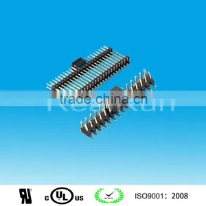 Gold Plated 2.0mm Pitch Double Row SMT Pin Header thumbnail-1