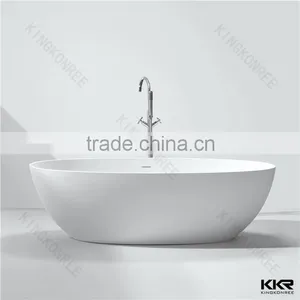 Black Whirlpool Bathtub , Solid Surface Black Bathtub thumbnail-5