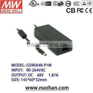 Meanwell 90w Pfc Function Adaptor /90W AC-DC Single Output Desktop 48v Switching Power Supply/48v Adaptor thumbnail-1