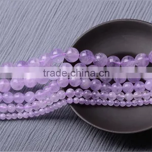 Factory Wholesale Natural Lavender Amethyst Beads Semi Handmade Beaded Jewelry Crystal Violet DIY thumbnail-4