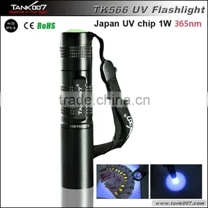 Mini UV Light Money Detector Solar Powered Led Flashlight Keychain thumbnail-1