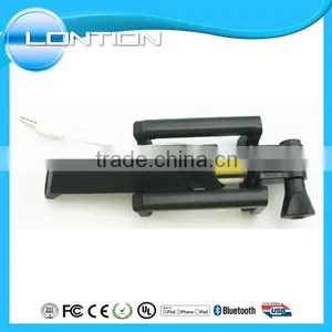 Super Mini Stainless Selfie Stick With Foldable Shape Clip/Wire thumbnail-1