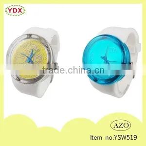 2015 New Design Durable Promotional Round Silicone Wrist Watch Quality Choice thumbnail-2