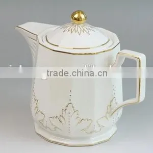 China Supplier Moka Pot, Ceramic Moka Pot New Design, White Ceramic Coffee Moka Pot thumbnail-2
