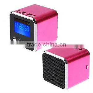 Hot Sale Portable Mini Seapker Led Screen Five Colors fm Radio TF / SD Card Slot thumbnail-1