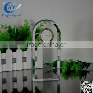 Cheap Simple Transparent Crystal Table Clock thumbnail-2