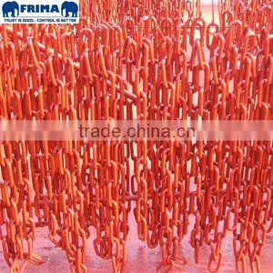 Red Painted Full Size of G80 Long Link Welded Lashing Chain thumbnail-1