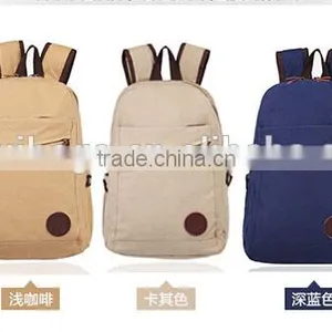 2015 Fashion Colorful Canvas Backpack thumbnail-3
