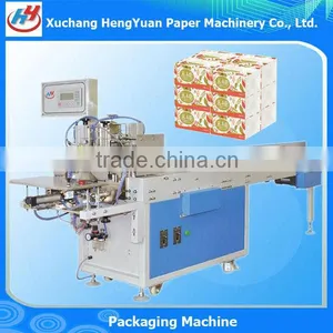 Semi Automatic Soft Napkin Facial Tissue Packing Machine thumbnail-1
