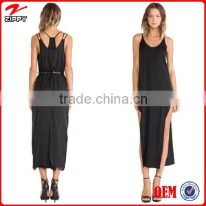 Women Maxi Dress 100% Silk Material and Adults Age Group Fancy Maxi Dress Long thumbnail-1