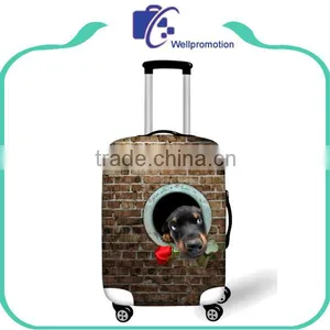 Colorful Custom Polyester Travel Luggage Cover Protector thumbnail-3