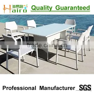 Synthetic Outdoor Rattan Dining Table and Chair thumbnail-5