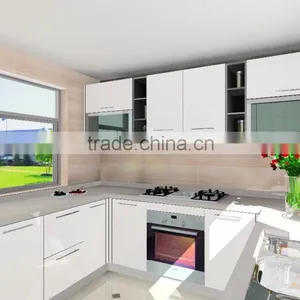 Eco-friendly Lacquer Modular Kitchen Designs thumbnail-1