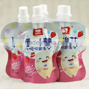 High Quality Plastic Juice Food Liquid Drink Pouch With Spout Bag thumbnail-1