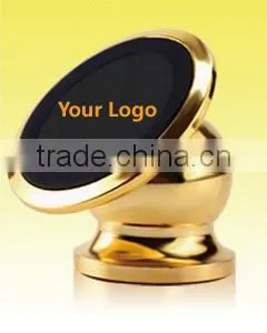 High Quality For Smart Phone High Quality 360 Degree Rotating Dual Magnetic Car Holder thumbnail-3