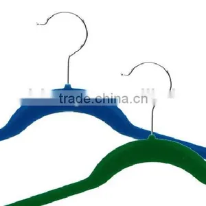 Plastic Velvet Hanger Clothes Hanger ASDF12 thumbnail-3