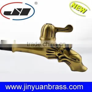 Antique Brass Tap Garden Water Tap Type Faucet Copper Brass Bibcock thumbnail-3