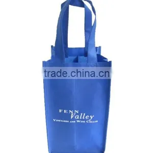 China Factory Cheap Color Printed 2 Bottle Wine Bag thumbnail-1
