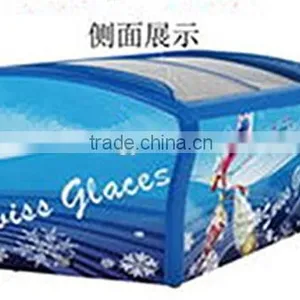 Best Seller Commercial Curved Chest Freezer ,sliding Glass Door Freezer thumbnail-2