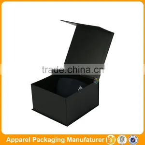 Square Rigid Logo Printing Packaging Hat Gift Box thumbnail-1