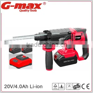 G-max New 20V Cordless Hammer Drill Hammer With 2PCS Batteries GT13073 thumbnail-1