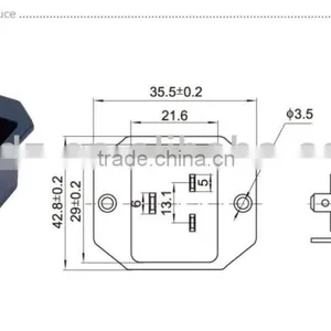 Male Vertical Power Socket,DC Adapter Plug,Male DC Power Connector thumbnail-4