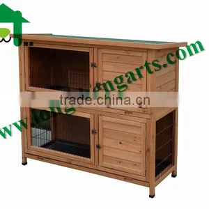 Double Tray Rabbit Wooden House thumbnail-2