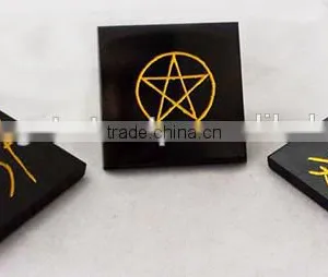 Black Agate Reiki Pyramids | Wholesale Reiki Products thumbnail-1