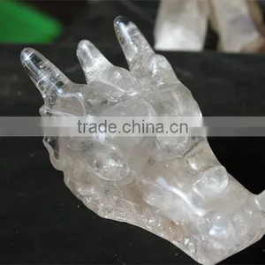 Water-Clear Natural Crystal Carving Dragon thumbnail-1