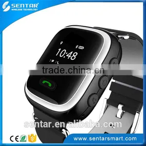 V80 Anti-lost Children Kids Gps Watch Black Wristband Smart Watch for Android IOS Phone thumbnail-3