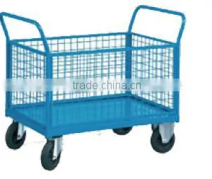 China Factory Iso Metal Trolley With Mesh, Mesh Trolley , Mobile Mesh Box thumbnail-4