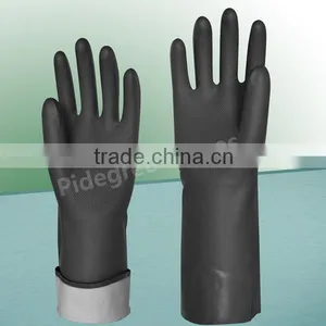 Black Industrial Latex Gloves/rubber Industrial Gloves thumbnail-5