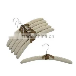 Padded/Satin Clothes Hanger for Suit/Shirt, Gray Colour, New Product thumbnail-1