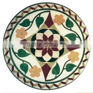 Marble Mosaic Medallion Floor Carpet, Designed Mosaic Pattern thumbnail-1