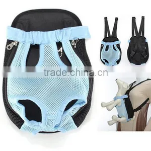 Breathable Mesh Fabric Dog Carrier / Pet Chest Backpack / Pet Shoulder Straps thumbnail-6