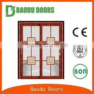 Soundproof Interior Frosted Glass Bathroom Door Used Commercial Glass Entry Doors thumbnail-6