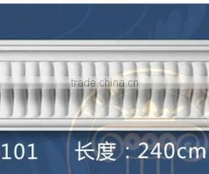 Wholesale PU Foam Polyurethane Ceiling Molding Decorative Crown Mouldings on the Walls thumbnail-1