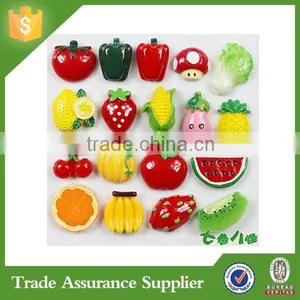 2015 High Quality Fruit and Vegetables Figurine 3D Fridge Magnet thumbnail-1